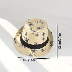Men's Small Top Sun Hat Outdoor Straw