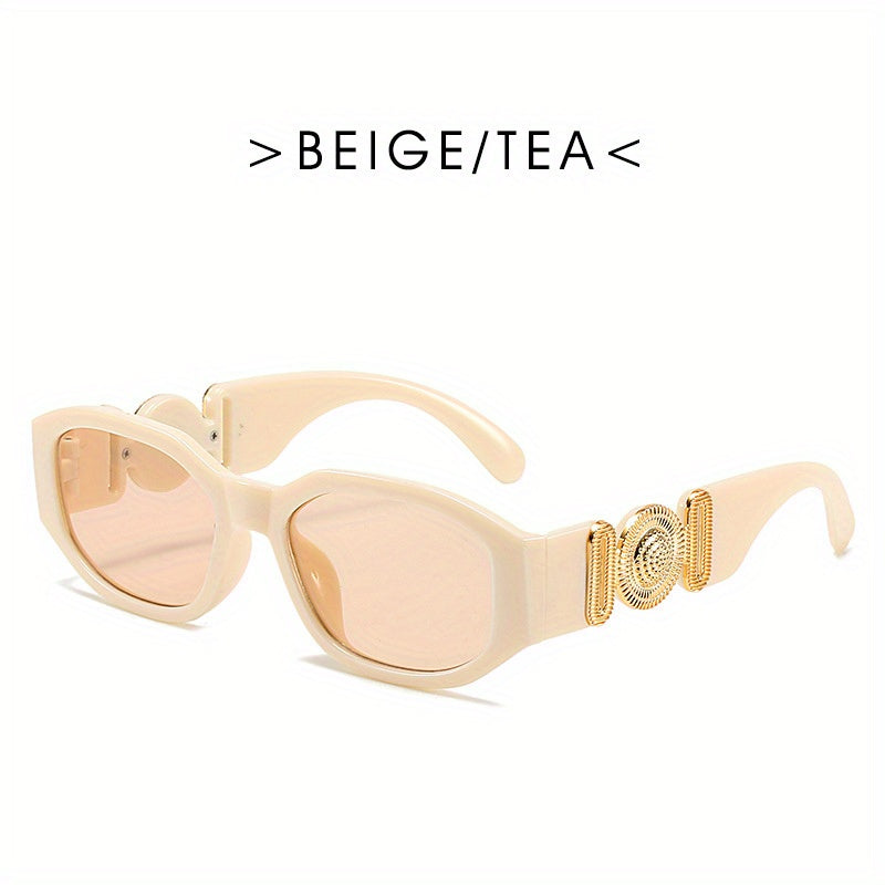 Polygon Sunglasses Retro UV400 for Women Men