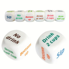 10PCS Drinking Dice Halloween Party Supplies