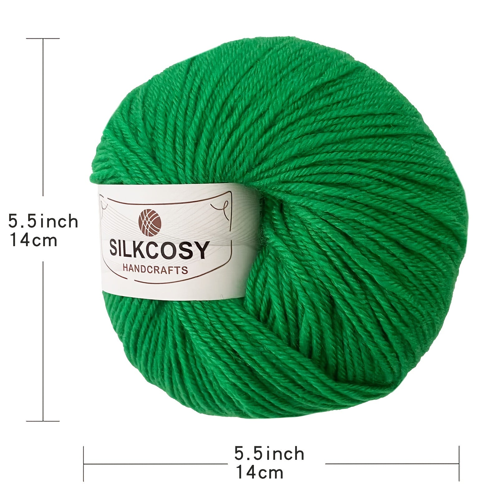 4 Ply Crochet Yarn 426ft for Knitting Sweater Hat Scarf Shoes Blanket