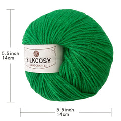 4 Ply Crochet Yarn 426ft for Knitting Sweater Hat Scarf Shoes Blanket