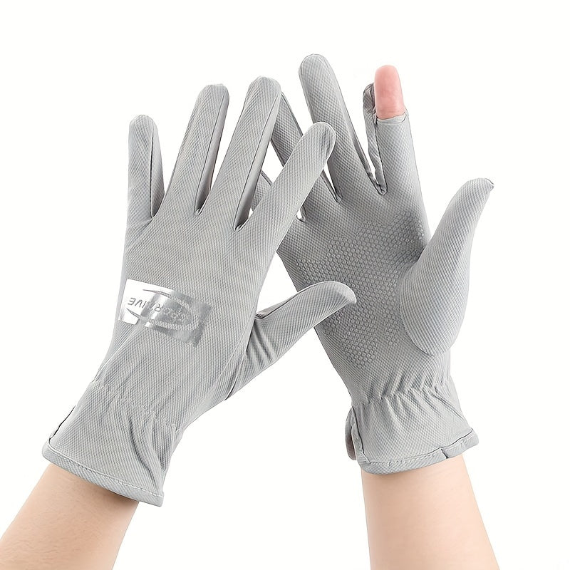 Breathable Sun Protection Gloves for Outdoor Activities