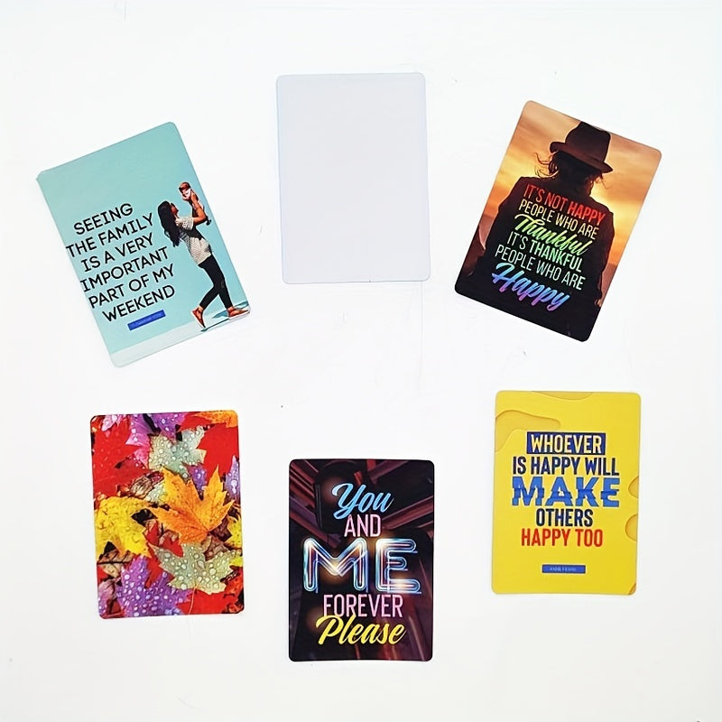 Sublimation Blank Paper Playing Cards Heat Transfer Printing DIY