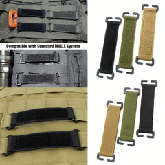 2pcs Hook And Loop Morale Patches Attachment Display Board Molle Patches