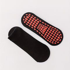 Anti-slip Sports Socks with Grips for Yoga Pilates Barre Ballet