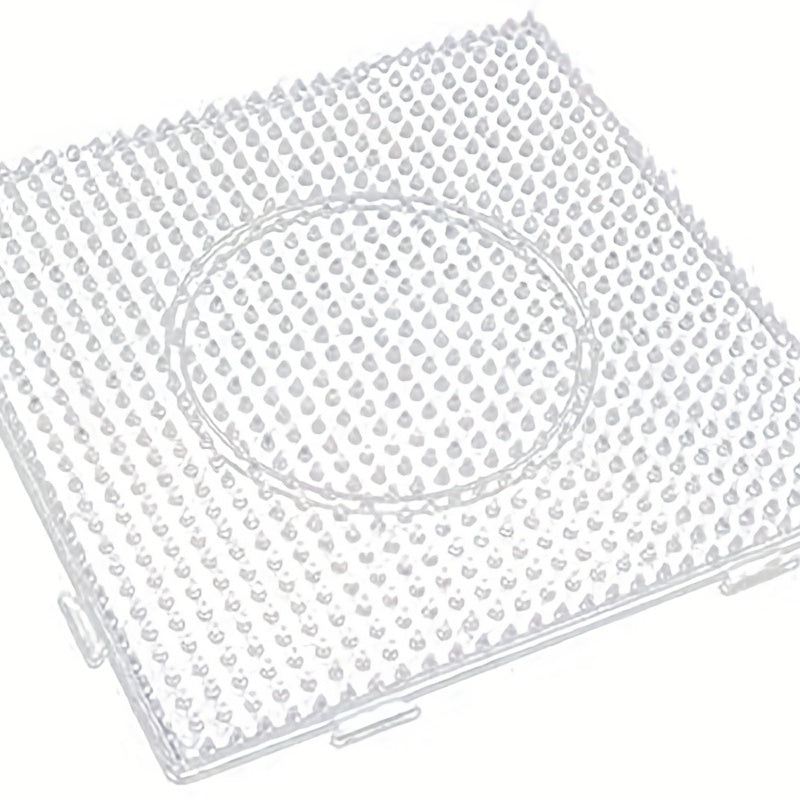 4pcs 5mm Fuse Bead Making Plate Clear Pegboard Kit Plastic Beads Board