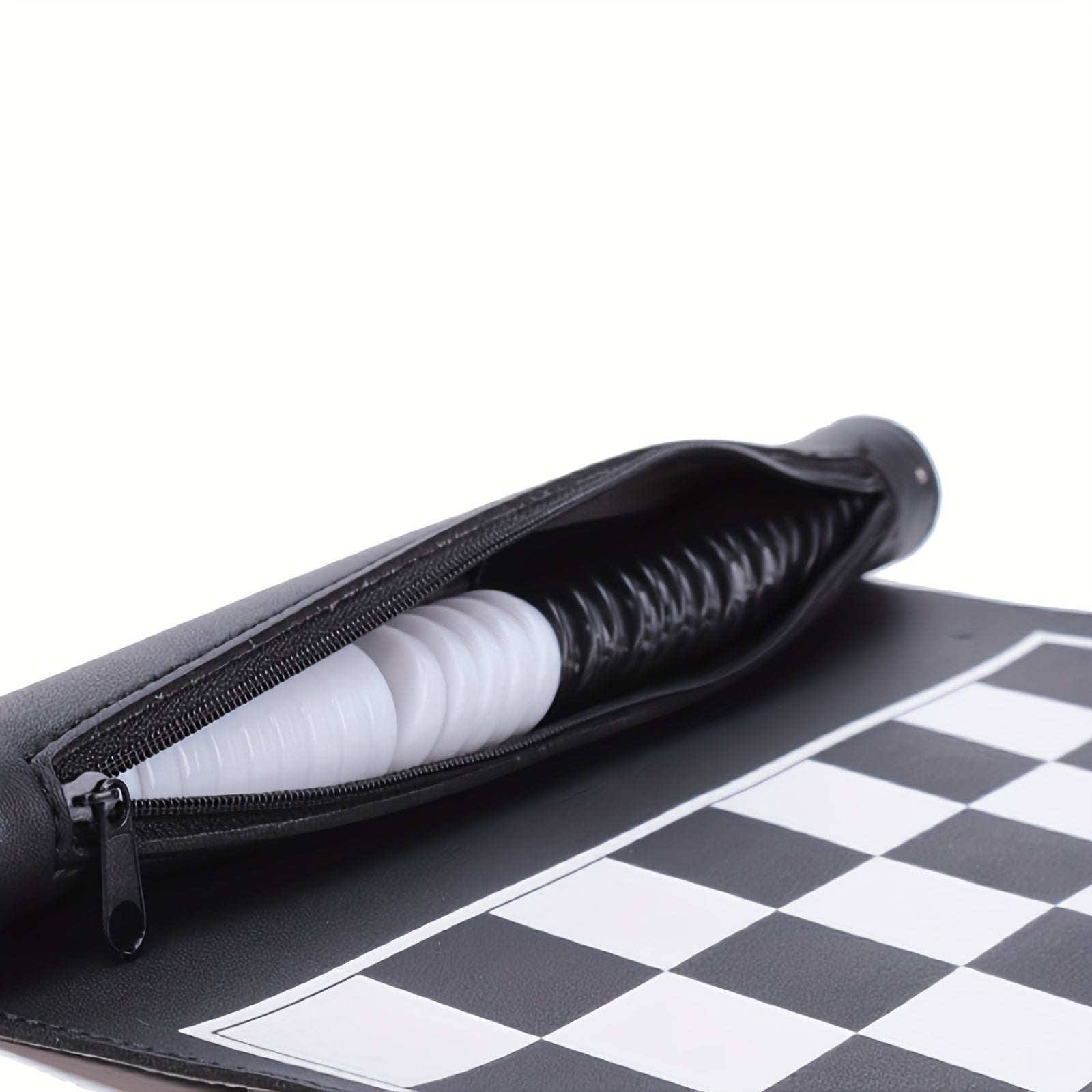 Portable Chess Puzzle Game Set - Two In One Travel Chessboard Game