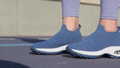 STQ Womens Slip On Shoes Non Slip Walking Running Shoes