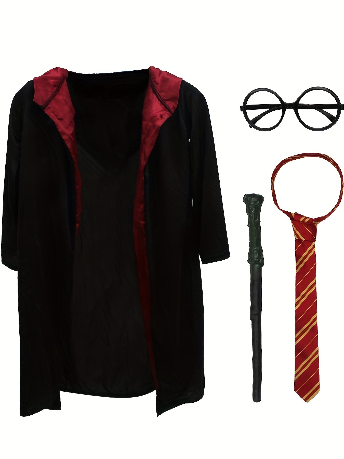 Wizard Cosplay Party Costume Set for Boys Ages 4-8