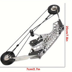 Mini Handheld Composite Bow Set Stainless Steel Decompression Toy