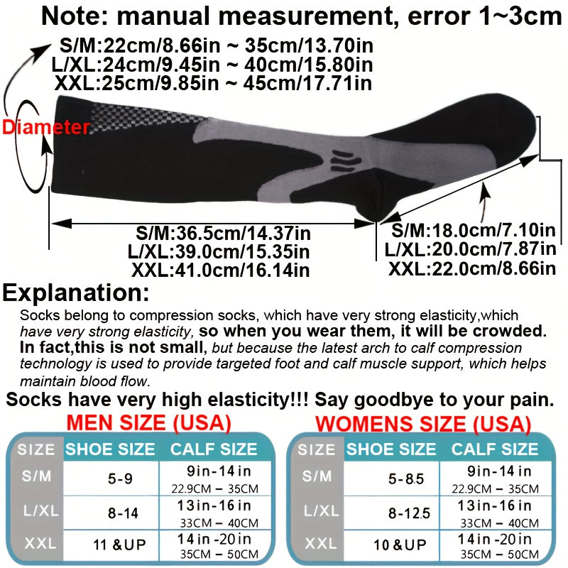 Compression Socks for Men 20 30mmHg Graduated Compression Improve Circulation