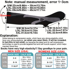 Compression Socks for Men 20 30mmHg Graduated Compression Improve Circulation