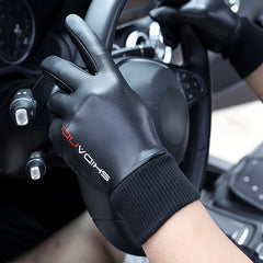 Men's Winter Waterproof Cycling Gloves Velvet Non-slip Warm Gloves