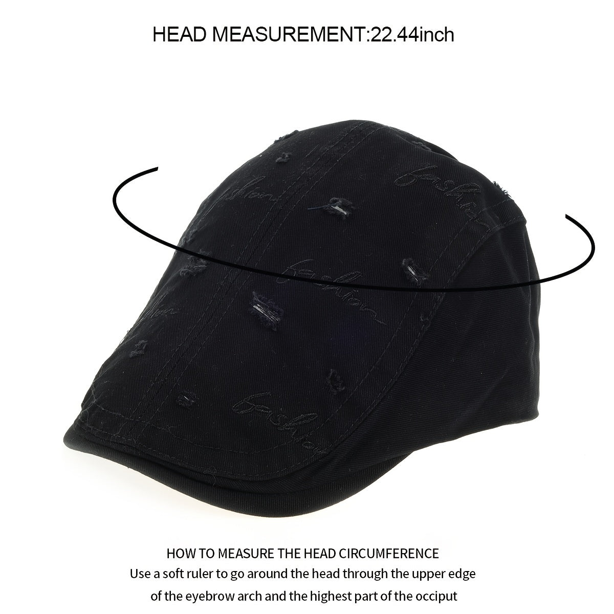 Spring Autumn Hole Beret Peaked Cap for Men Women