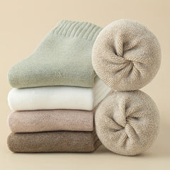 Comfy Warm Mid Tube Socks For Winter Women's Stockings & Hosiery