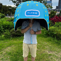 Mushroom Shape Umbrella Windproof Waterproof for Outdoor Activities Children