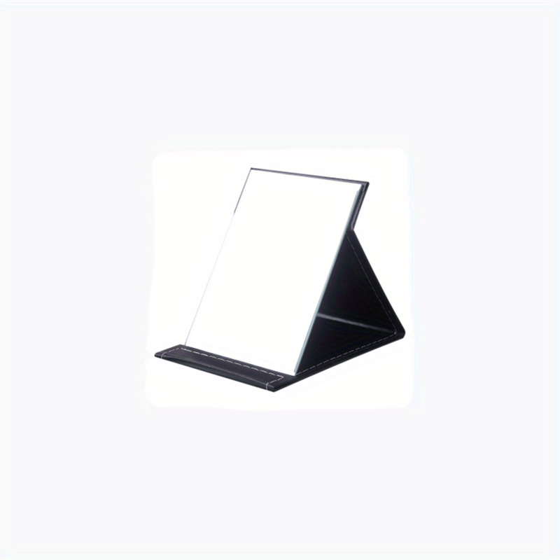 Portable Rectangle Makeup Mirror with Stand for Girls and Women