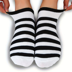 6 Pairs Women's Casual Low Cut Ankle Socks Stockings