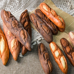 3pcs Realistic French Baguette Models for Baking and Photography
