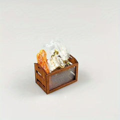 Mini Storage Basket Dollhouse Accessory Mixed Colors