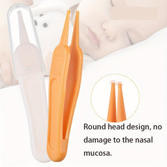 5pcs Baby Booger Clips Round Head Cleaning Tweezers