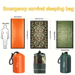 Thermal Emergency Sleeping Bag Waterproof Lightweight Survival Sleeping Bag