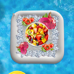 Inflatable Pool Serving Tray Drinks Snacks for Parties Picnics Camp