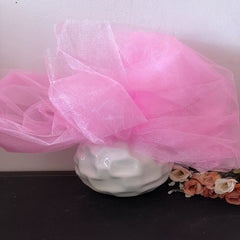 Crystal Organza Fabric Tulle 48" Sheer Mesh Fabric DIY Home Decor