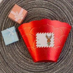 500pcs Christmas Label Santa Claus Self adhesive Paper Label Xmas Birthday Gift
