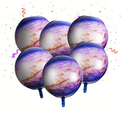 6pcs Space Balloons for Astronaut Parties