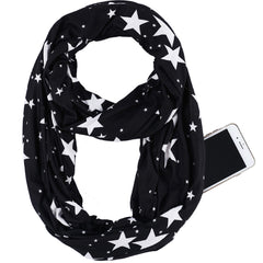 Soft Multicolor Infinity Scarf Light Weight Solid Colors Infinity Scarf