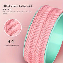 Yoga Massage Roller With Rings Leg Clip Fitness Body Training