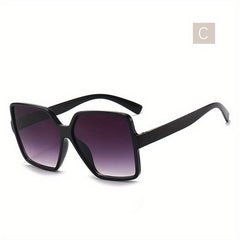 Oversized Square Sunglasses UV400 Gradient Glasses for Women Men