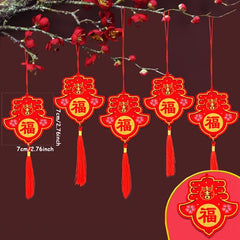 5pcs Tassel Chinese Year Pendant Outdoor Party Decorations