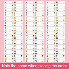 Personalized Waterproof Name Tag Stickers 4 6x1 Medium Size - Pack of 60 120 240
