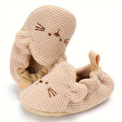 Cartoon Slip On Baby Girls House Shoes Lightweight Non Slip Walking Shoes