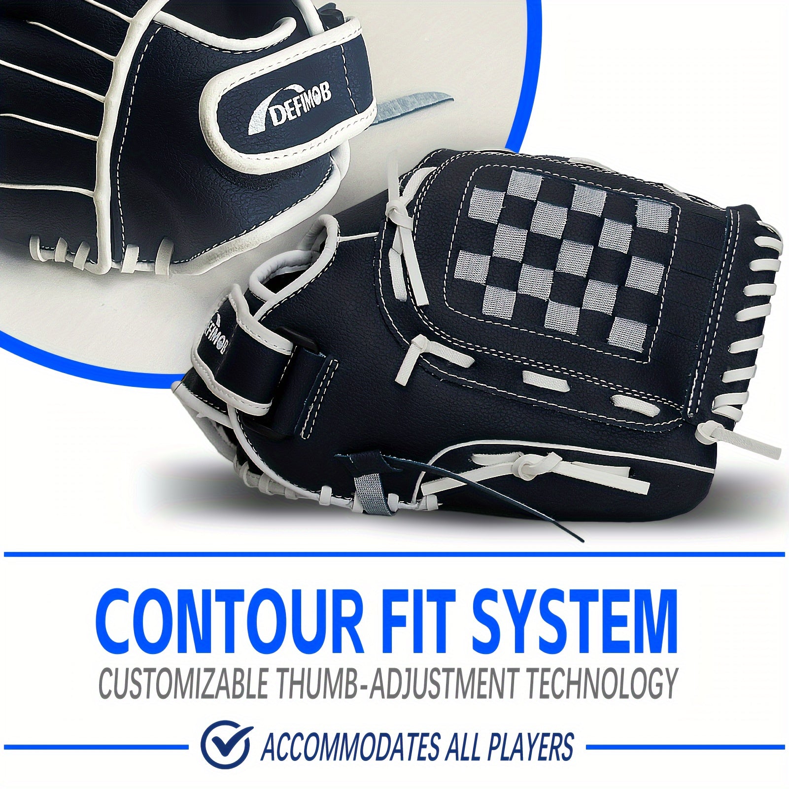 Beginner Baseball Glove with Balls Softball Gloves Training Equipment