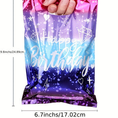 10pcs Party Favor Bags for Kids Baby Girls & Boys Bridal Showers