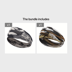 Men's Sports Hair Bands Camouflage Stretch Headband