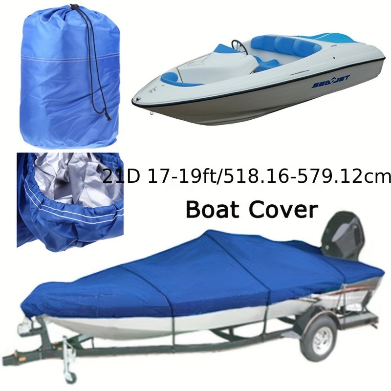 Polarlander Waterproof 210D Speedboat Boat Cover 125in UV Protection Snow Proof