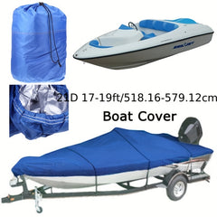 Polarlander Waterproof 210D Speedboat Boat Cover 125in UV Protection Snow Proof