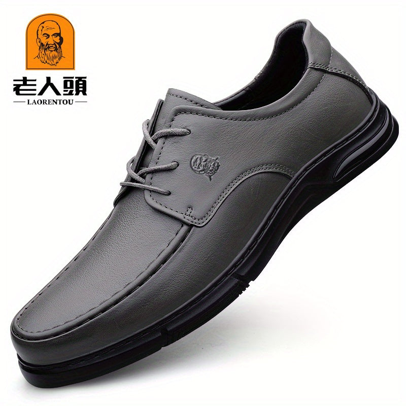 Men's Derby Shoes Lace up Front Dress Shoes For Men Business Formal Wedding Tie
