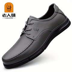 Men's Derby Shoes Lace up Front Dress Shoes For Men Business Formal Wedding Tie