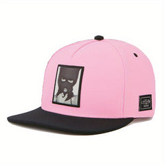 Men's Alphabet Hip Hop Flat Brim Cap