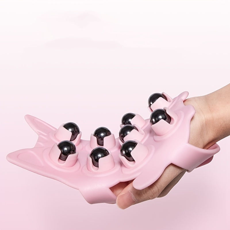 Magnetic Massage Glove with Hand Strap and Yoga Ball