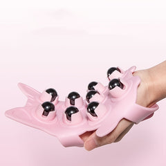 Magnetic Massage Glove with Hand Strap and Yoga Ball