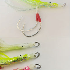 Luminous Squid Skewer Hook for Deep Sea Boat Fishing
