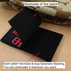 Maximun Effort Embroidered Morale Patches For Caps Uniforms Vests Backpacks