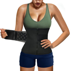 Zipper Waist Trainer Tummy Control Belly Belt Slimmer