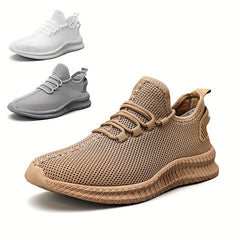 Men's Shoelaces Slip-on Sneakers Odor-resistant Lightweight Athletic Shoes